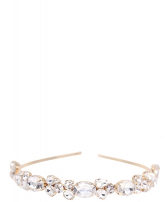 Rhinestone Headband HN810003 GOLD